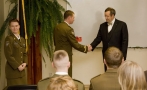 President Ilves visited the Sakala Brigade of the Defence League