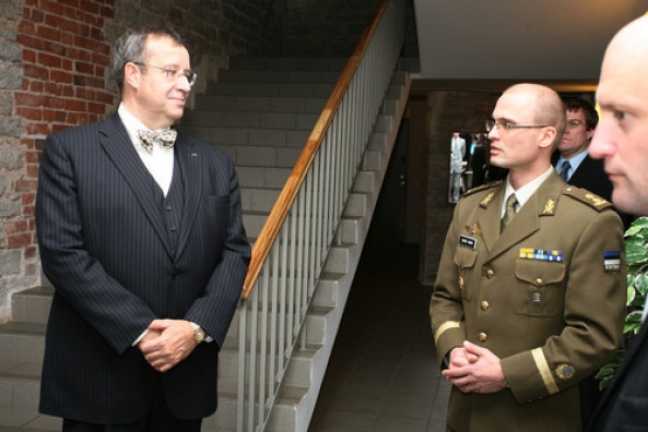 President Ilves visited NATO Cooperative Cyber Defence Centre of Excellence