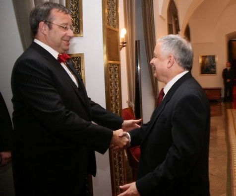 President Ilves met with the Polish Head of State Lech Kaczyński