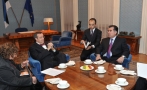 President Toomas Hendrik Ilves met with Emomali Rahmon, the Tajikistan Head of State