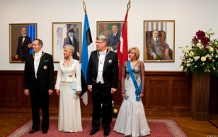 State Visit of the President of Latvia Valdis Zatlers and mrs. Lilita Zatlere. Official Dinner of president Ilves and mrs. Evelin Ilves in honour of the President of Latvia and mrs Lilita Zatlere