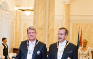 State Visit of the President of Latvia Valdis Zatlers and mrs. Lilita Zatlere. The President of Latvia Valdis Zatlers and prsident Toomas Hendrik Ilves