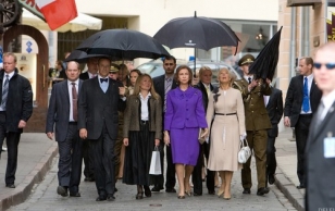 State Visit of the King and Queen of Spain. Walking tour in the Old Town