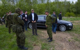 President Ilves on military exercises Spring Storm 2009