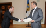 Ambassador of the Republic of Georgia Ruslan Abašidze presents his credentials to President Ilves