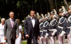 President Toomas Hendrik Ilves ja Evelin Ilves kohtumine Portugali presidendi Aníbal Cavaco Silva ja Maria Cavaco Silvaga Belémi residentsis