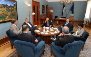 President Ilves met with Gregory Vashadze, the Foreign Minister of Georgia