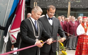 Opening of the new buildings of Tallinn University of Technology. Peep Sürje, Rector of Tallinn University of Technology, and President Toomas Hendrik Ilves