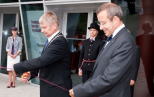 Opening of the new buildings of Tallinn University of Technology. Peep Sürje, Rector of Tallinn University of Technology, and President Toomas Hendrik Ilves