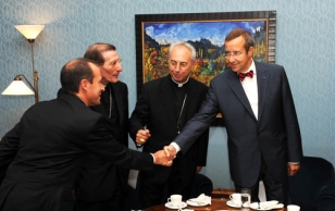 Meeting with Archbishop Dominique François Joseph Mamberti, Secretary for Relations with States for the Holy See