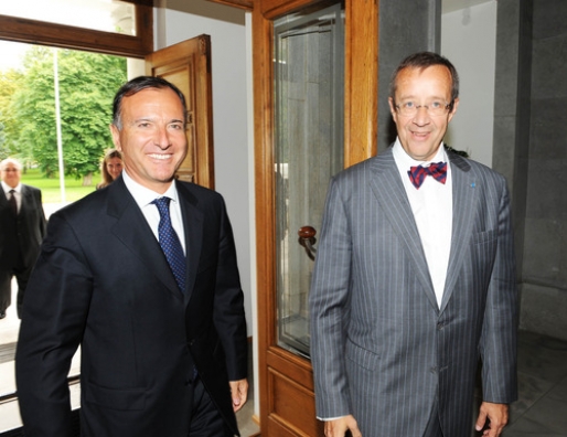 Meeting with Franco Frattini, the Foreign Minister of Italy
