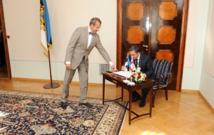 Meeting with Nika Gilauri, the Prime Minister of Georgia