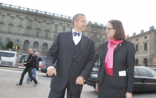 President Ilves in Stockholm with Cecilia Malmström, Swedish Minister for EU Affairs