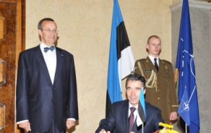 Встреча президента Тоомаса Хендрика Ильвеса с генеральным секретарем НАТО Андерсом Фог Расмуссеном