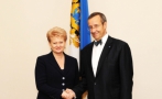 Meeting with Ms Dalia Grybauskaite, the President of Lithuania