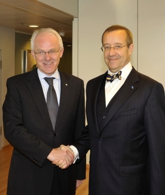 President Ilves met with the Prime Minister of North Rhine-Westphalia, Mr. Jürgen Rüttgers
