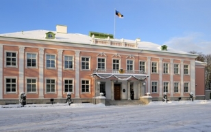 Office of the President in winter