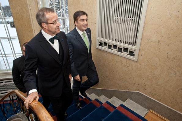 Kohtumine Gruusia presidendi Mikheil Saakašviliga