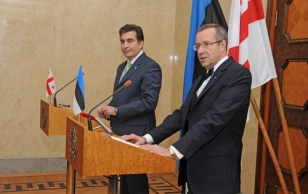 Meeting with Mikheil Saakashvili, the President of Georgia
