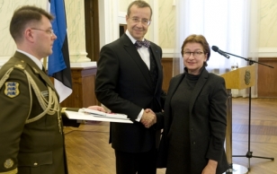 Tamara Luuk – promoter of Estonian culture in abroad.
Order of the White Star, IV class.