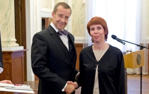 Margit Sutrop – philosopher, Professor at Tartu University.
Order of the White Star, IV class.