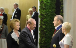 Chief Justice, Mr. Märt Rask, and Mrs. Mari Rask.