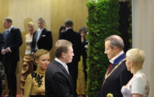 Minister of Education and Research, Mr. Tõnis Lukas, and Mrs. Liina Lukas.