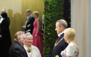 Professor emeritus of the University of Tartu, Mr. Helmut Piirimäe, and Mrs. Krista Piirimäe.