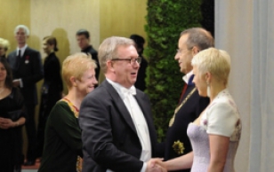 Mr. Lauri Lepik, Diplomat and Mrs. Riina Kionka