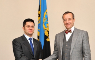 President Ilves meets with Mr. Vuk Jeremić, the Foreign Minister of Serbia.