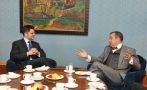 President Ilves meets with Mr. Vuk Jeremić, the Foreign Minister of Serbia.
