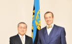 President Ilves receives the credentials of Mr. Hideaki Hoshi, the Ambassador of Japan
