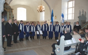 Memorial service dedicated to the 70th anniversary of the Winter War in St. Michael’s Swedish Parish of Tallinn
