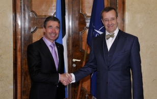 President meets Secretary General of NATO, Anders Fogh Rasmussen