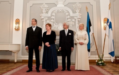 Soome presidendi riigivisiit, riiklik õhtusöök.