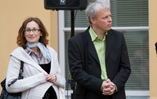 Mrs. Natalja Kitam and Mr. Piet Boerefijn.