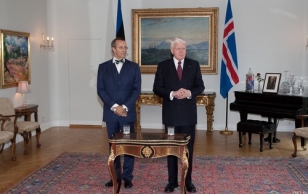 President Ilves and the Head of State of Iceland, Mr. Ólafur Ragnar Grímsson.