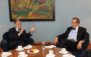 Meeting with the Brazilian Foreign Minister, Mr. Celso Amorim.