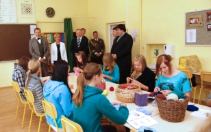 President Ilves visited Voru I Basic School