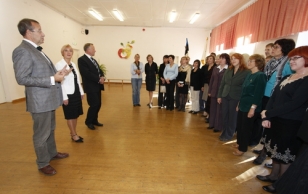 President Ilves visited Voru I Basic School