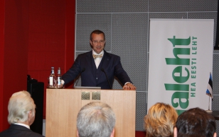 President Ilves at the Farmer of the Year award ceremony