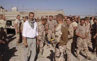 President Ilves in the Helmand Province