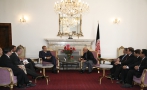 President Ilves meets with Hamid Karzai, the President of Afghanistan