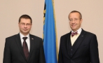 President Ilves met with the Latvian Prime Minister