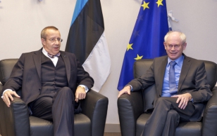 President Toomas Hendrik Ilves ja Euroopa Ülemkogu eesistuja Herman van Rompuy
