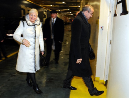Presidendipaar Toomas Hendrik Ilves ja Evelin Ilves alustasid täna reisi Tallinki laeval Victoria Rootsi kuningriiki.