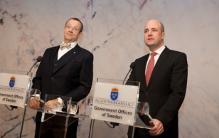 President Toomas Hendrik Ilvese kohtumine Rootsi peaministri Fredrik Reinfeldt'iga.
