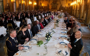 Reception at the Stockholm City Hall.