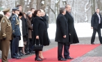 Poola riigipea Bronislaw Komorowski ja Anna Komorowska saabumine Kadriorgu