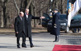 Rumeenia president Traian Băsescu ja president Toomas Hendrik Ilves